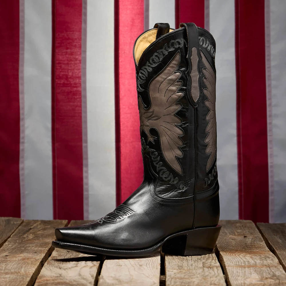 Featured Style: Aquino 13” Western boots in black. Shop Aquino 13” Western boots.
